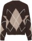 Cardigan Frcharleen Hot Fudge Check detail