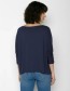 donkerblauwe longsleeve