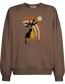 Sweater Cat Vase Earth Wood