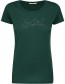 T-shirt Contours Loves Petrol Green