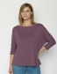 longsleeve met driekwart mouw