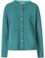 Cardigan Moma Lamswol Zeegroen