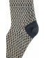 Wollen Sokken Wave Blue detail