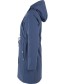 Winterparka Daneora Dark Grey Blue detail