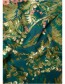 Jurk shalala Tralala Noble Brushstrokes Green detail