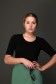 T-shirt Bamboe Ann Zwart