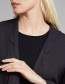 Blazer Loose Linnen Tanto Ohantom Black