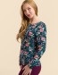 Lalamour Puck top met lange mouwen en kleurrijke Birdy print, duurzame mode