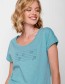 T-shirt Sloth Hang Up Island Blue