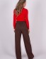 chcoladebruine pantalon van The Clothed