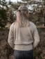 Trui Merino Wol Crew Desert Sand