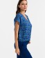 duurzame blouse blauw lalamour