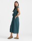 jurk groen van lalamour 100% bio katoen