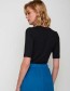 T-shirt Lane Zwart