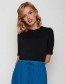 T-shirt Lane Zwart