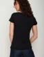 T-shirt Eucalyptus Zwart
