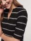 Jurk Streif Ocs Zwart White