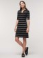 Jurk Streif Ocs Zwart White