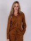 Blouse Vegan Suede Madurai Bronze