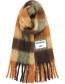 Shawl Gerecycled Manifest Joy Brown