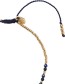 Armband Sparkling Black Onyx Lapis Lazuli detail