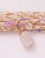 Armband Sari Wrap Bracelet Rose Quartz detail