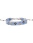 Armband Fire Blue Lace Agate Silver