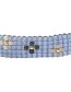 Armband Fire Blue Lace Agate Silver detail