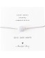 Armband Gemstone Card Blue Lace Agate Silver