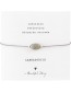 Armband Gemstone Card Labradorite Silver