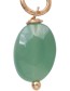 Mix And Match Hanger Aventurijn Edelsteen Gold Plated detail