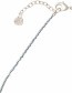 Ketting Golden Blue Lace Agate Silver detail