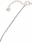 Ketting Golden Blue Lace Agate Silver detail