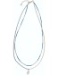 Ketting Rainbow Blue Lace Agate Silver