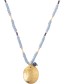 Ketting Prayer Lapis Lazuli Gold detail