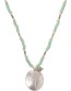 Ketting Prayer Labradorite Silver detail