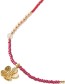 Goudkleurige Ketting En Armband Adventurous Rose Quartz detail