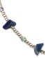 Zilverkleurige Ketting Believing Lapis Lazuli detail