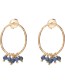 Oorbellen Serenity Lapis Lazuli Gold