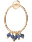 Oorbellen Serenity Lapis Lazuli Gold detail