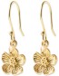 Vergulde Oorbellen Generous Citrine