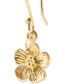 Vergulde Oorbellen Generous Citrine detail
