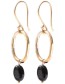 Oorbellen Graceful Black Onyx Gold