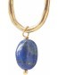 Oorbellen Graceful Lapis Lazuli Gold detail