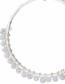 Oorbellen Kindness Blue Lace Agate Silver detail