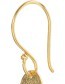Oorbellen Hopeful Zwart Onyx Gold detail