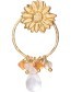Oorbellen Euphoria Rose Citrine Carnelian Gold detail