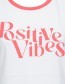 T‑shirt Vibes Wit detail