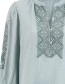 Blouse Telma Serene Green detail