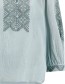 Blouse Telma Serene Green detail